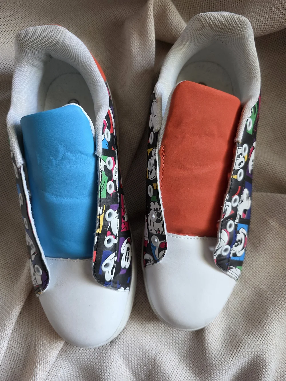 Disney Paris White with Multicolor‎ Pop Art Accents Adult Disneybound Mickey